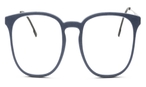 Trapezförmige Headrix Brille (blau) Janus stahlblau gun