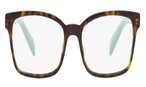 Rechteckige Prada Brille (havanna) PR 18TV 2AU1O1