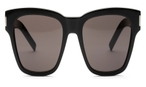 Trapezförmige Saint Laurent Sonnenbrille  (schwarz) SL560 001