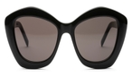 Schmetterlingsförmige Saint Laurent Sonnenbrille  (schwarz) SL68 001 