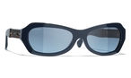 Ovale Sonnenbrille