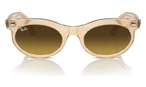 Ovale Ray-Ban Change Sonnenbrille (gelb) RB2242 138685
