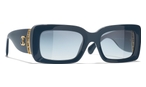 Rechteckige Sonnenbrille