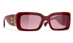 Rechteckige Sonnenbrille