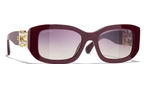 Rechteckige Sonnenbrille