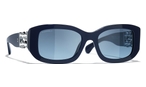 Rechteckige Sonnenbrille