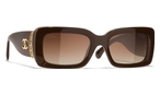 Rechteckige Sonnenbrille