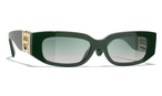 Rechteckige Sonnenbrille
