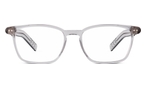 Trapezförmige Lunor Brille (transparent) A6 258 40