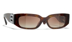 Rechteckige Sonnenbrille