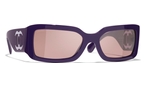 Rechteckige Sonnenbrille
