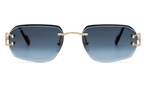rechteckige Cartier Brille (gold) Cartier CT0468S 002 5818