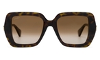 Trapezförmige Cartier Brille (havanna) Cartier CT0507S 002 5420
