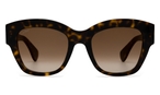 Schmetterlingsförmige Cartier Sonnenbrille (havanna) CT0547S 002 5221