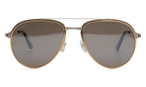 Pilotenstil Cartier Sonnenbrille (goldfarben, silberfarben) CT0325S 008