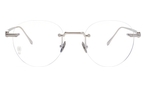 Panto Cartier Brille (silberfarben) CT0342O 001