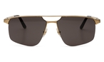 Trapezförmige Cartier Sonnenbrille (goldfarben) CT0385S 001