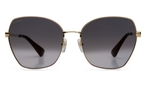 Schmetterlingsförmige Cartier Sonnenbrille (goldfarben) CT0402S 001