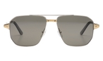 Pilotenstil Cartier Sonnenbrille (goldfarben) CT0424S 001