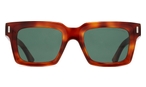 Trapezförmige Cutler and Gross Sonnenbrille (havanna) CGSN1386 07
