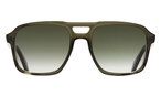 Pilotenstil Cutler and Gross Sonnenbrille (grün) CGSN1394 09