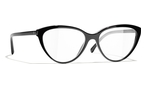 Katzenaugenförmige Chanel Korrekturfassung (schwarz,pink) CH3393 1711