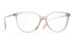 Schmetterlingsförmige Chanel Brille (grau) CH3446 1723