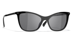 Katzenaugenförmige CHANEL Sonnenbrille (schwarz) CH5437Q C888T8