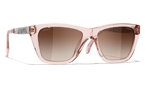 Rechteckige CHANEL Sonnenbrille (rosa) CH5442 1689S4