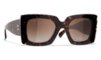 Quadratische Sonnenbrille Chanel (braun) CH5480H C714/S9