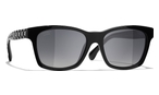 Quadratische Chanel Sonnenbrille (schwarz) CH5484 C760S8
