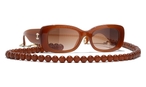 Rechteckige Sonnenbrille