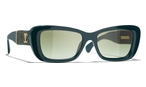 Rechteckige Sonnenbrille