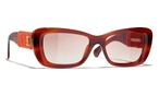 Rechteckige Sonnenbrille