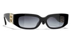 Rechteckige Sonnenbrille