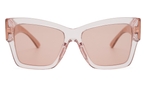 Schmetterlingsförmige Dolce & Gabbana Sonnenbrille (rosa/transparent) DG4493 314884 5517