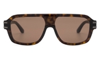Pilotenförmige Dolce & Gabbana Sonnenbrille (havanna) DG4507 502/73 127