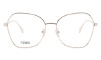 Schmetterlingsförmige Fendi Brille (rosé) FE50040U 028