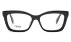 Schmetterlingsförmige FENDI Brille (schwarz) Fendi FE50057I 001 5215 140