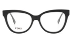 Trapezförmige Fendi Brille (schwarz) Fendi FE50093I 001 5416