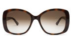 Schmetterlingsförmige Gucci Sonnenbrille (havanna) GG0762S 002