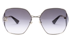 Trapezförmige Gucci Sonnenbrille (gold) GG0818SA 005