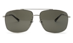 Trapezförmige Gucci Sonnenbrille (silber) GG0836SK 001