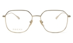 Hexagonale Gucci Brille (gold) GG1032O 001