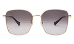 Quadratische Gucci Sonnenbrille (gold) GG1146SK 001