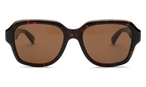 Trapezförmige Gucci Sonnenbrille (havanna) GG1174S 002