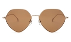 Katzenaugenförmige Gucci Sonnenbrille (gold) GG1182S 002