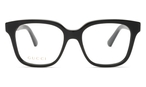 Trapezförmige Gucci Brille (gold, schwarz) GG1192O 001