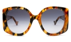 Schmetterlingsförmige Gucci Sonnenbrille (havanna) GG1257S 004