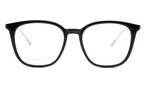 Rechteckige Gucci Brille (schwarz, silber) 1276OK 001 